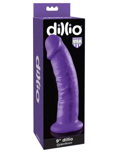 Dillio Purple 9 inches Realistic Dildo