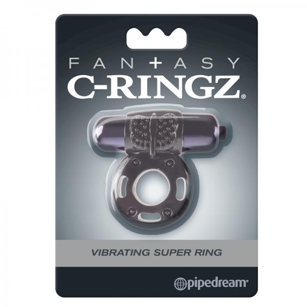 Fcr - Fantasy C-ringz Vibrating Super Ring Black