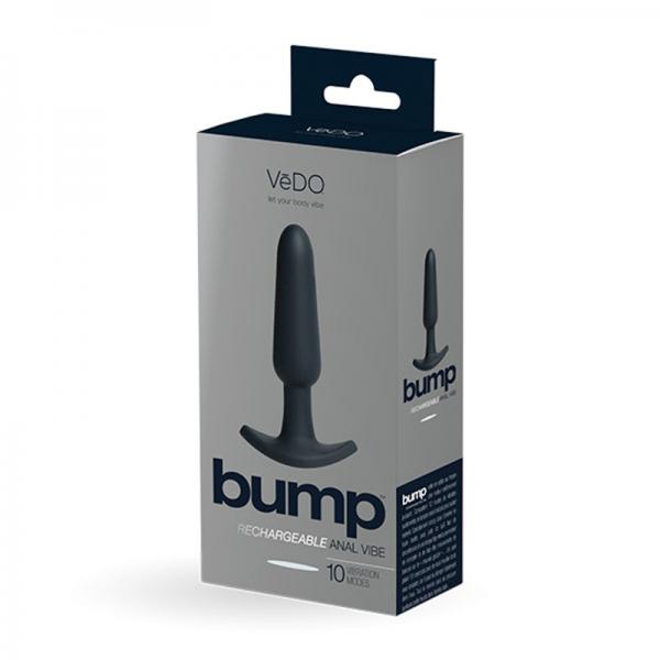 Vedo Bump Rechargeable Anal Vibe - Just Black