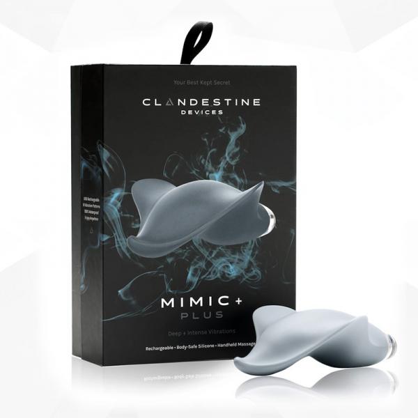Clandestine Devices Mimic + Plus Massager Gray