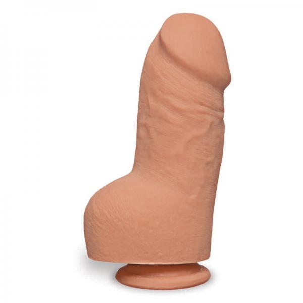 The D Fat D 8 inches With Balls Ultraskyn Beige Dildo