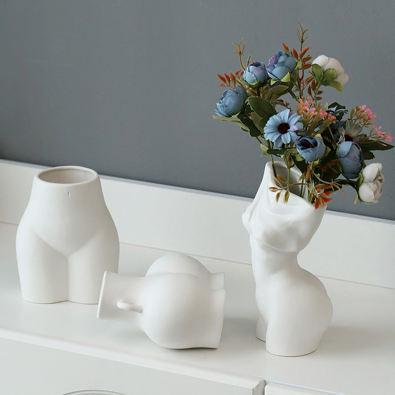 Ceramic Body Art Vases