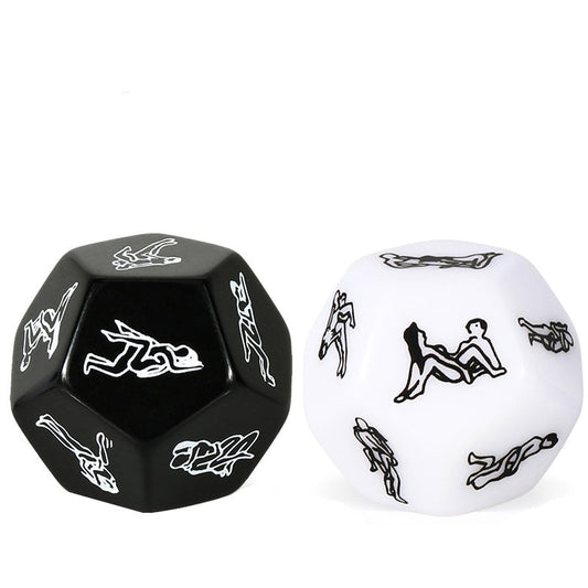 Couple 12-sided Position Dice