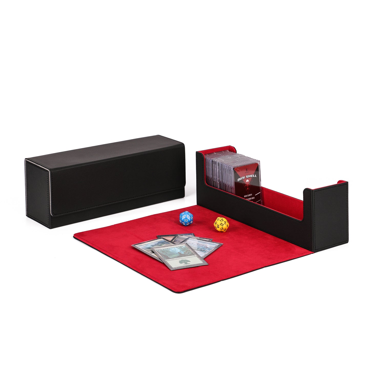 Leather Large Capacity Game Card Storage Box