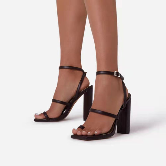 Plus Size Women's Slip-on Square Toe Shoes Solid Color
