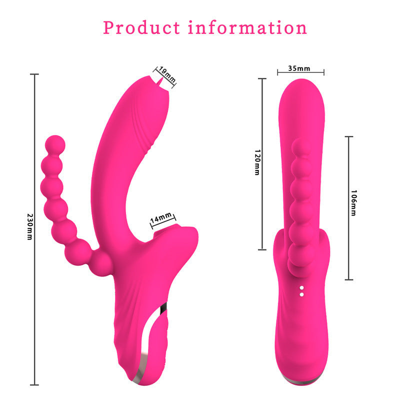 3-in-1 Massager Stimulating Vibrating Silicone Toys