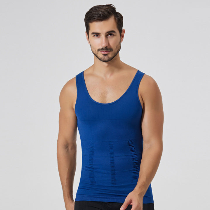 Sports Fitness I-shaped Men's Vest Shapewear
