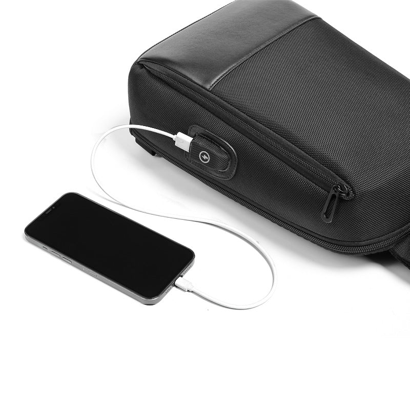 Nylon Fabric Dual-purpose Single-shoulder Messenger Bag For Work And Travel