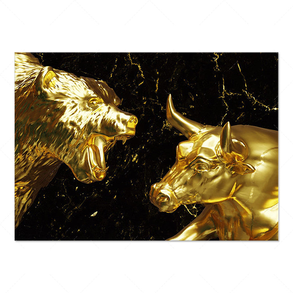 Bull Art Poster Canvas Painting