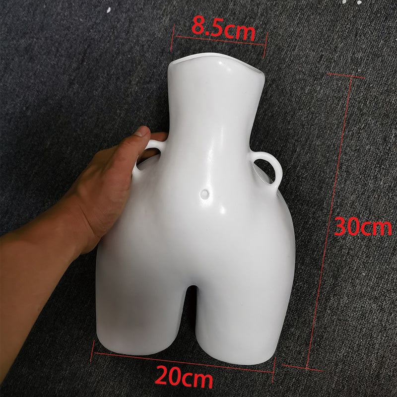 Creative Human Butt Modeling Resin Vase