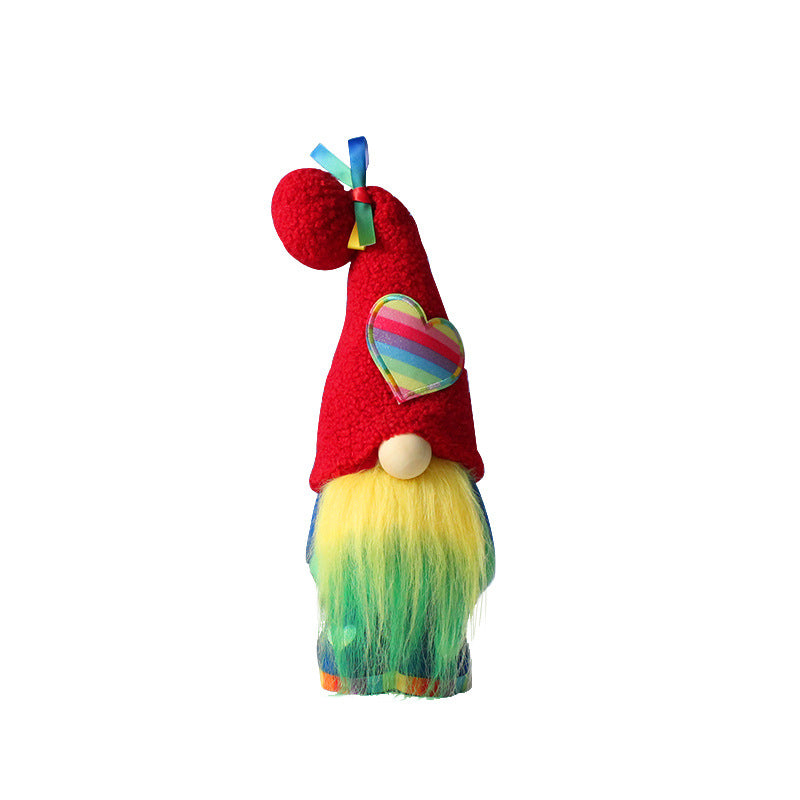 New Love Rainbow Top Hat Plush Doll