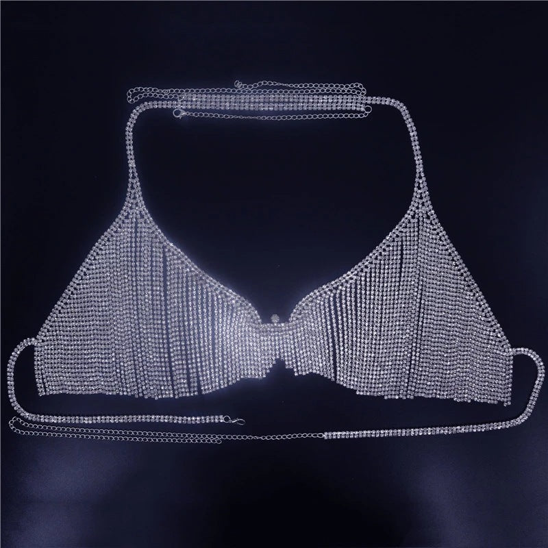 Fashion Bra And Panties Body Chain Set