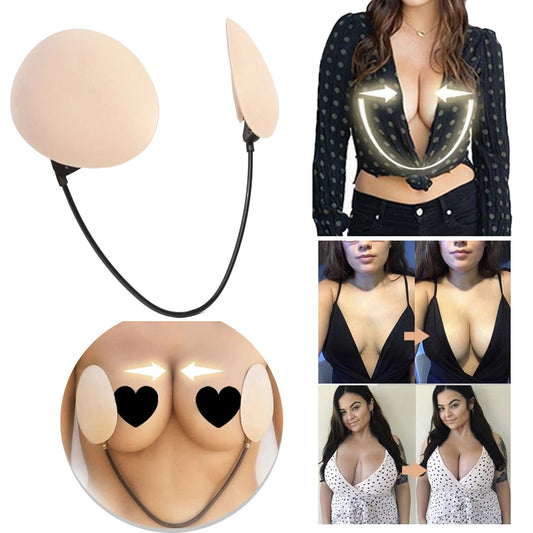 Adjustable Thin Silicone Anti-Bump Solid Breast Patches