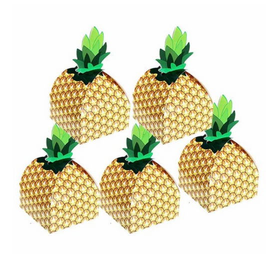 Fruit Series Creative DIY Paper Box Personalized Pineapple Wedding Candy Box