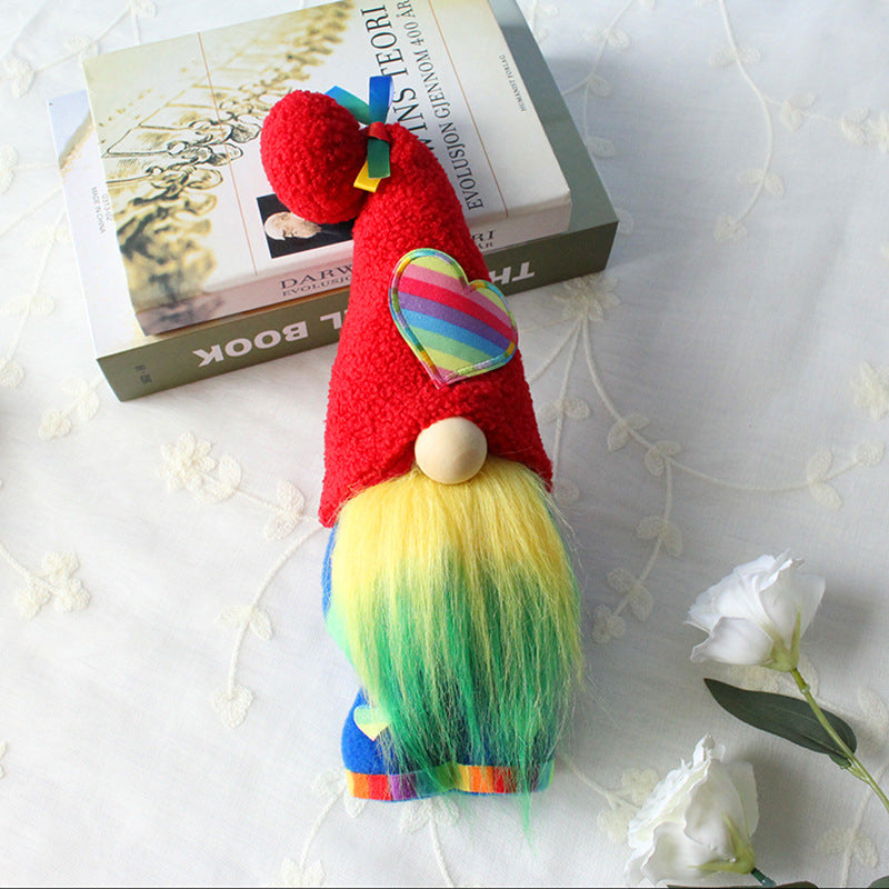 New Love Rainbow Top Hat Plush Doll