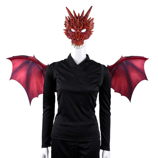 Dragon Mask & Wings Costume Accessories