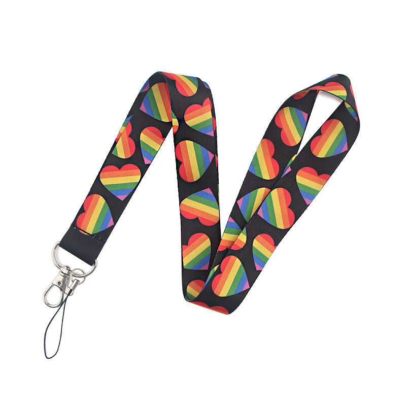 A Variety Of Polyester Webbing ID Card Mobile Phone Camera Hanging Neck Lanyard
