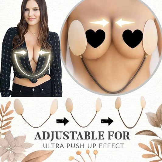 Adjustable Thin Silicone Anti-Bump Solid Breast Patches